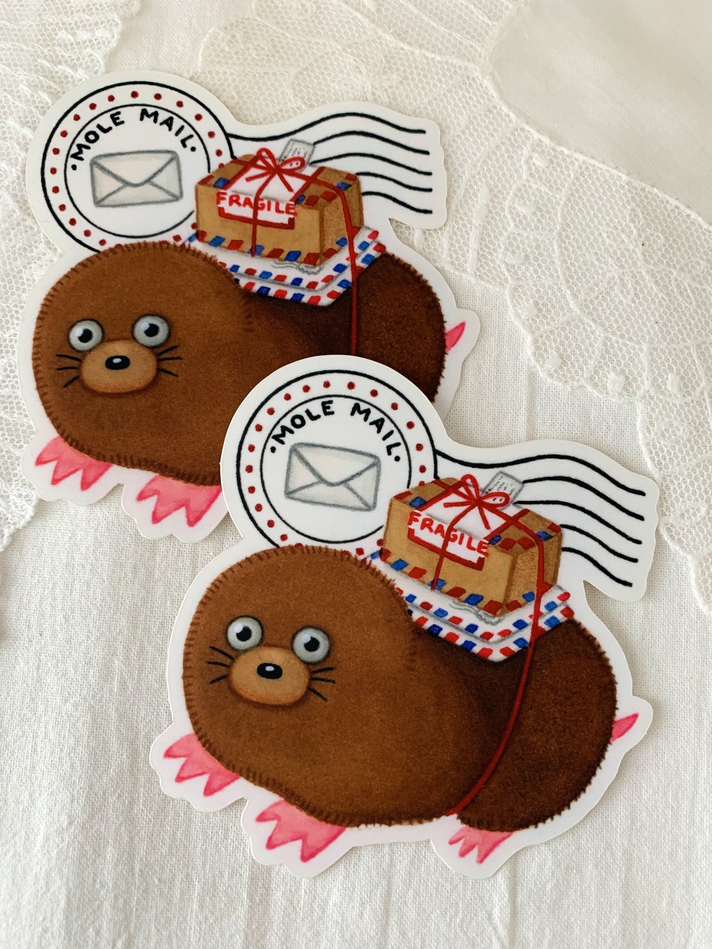 Mole Mail Sticker