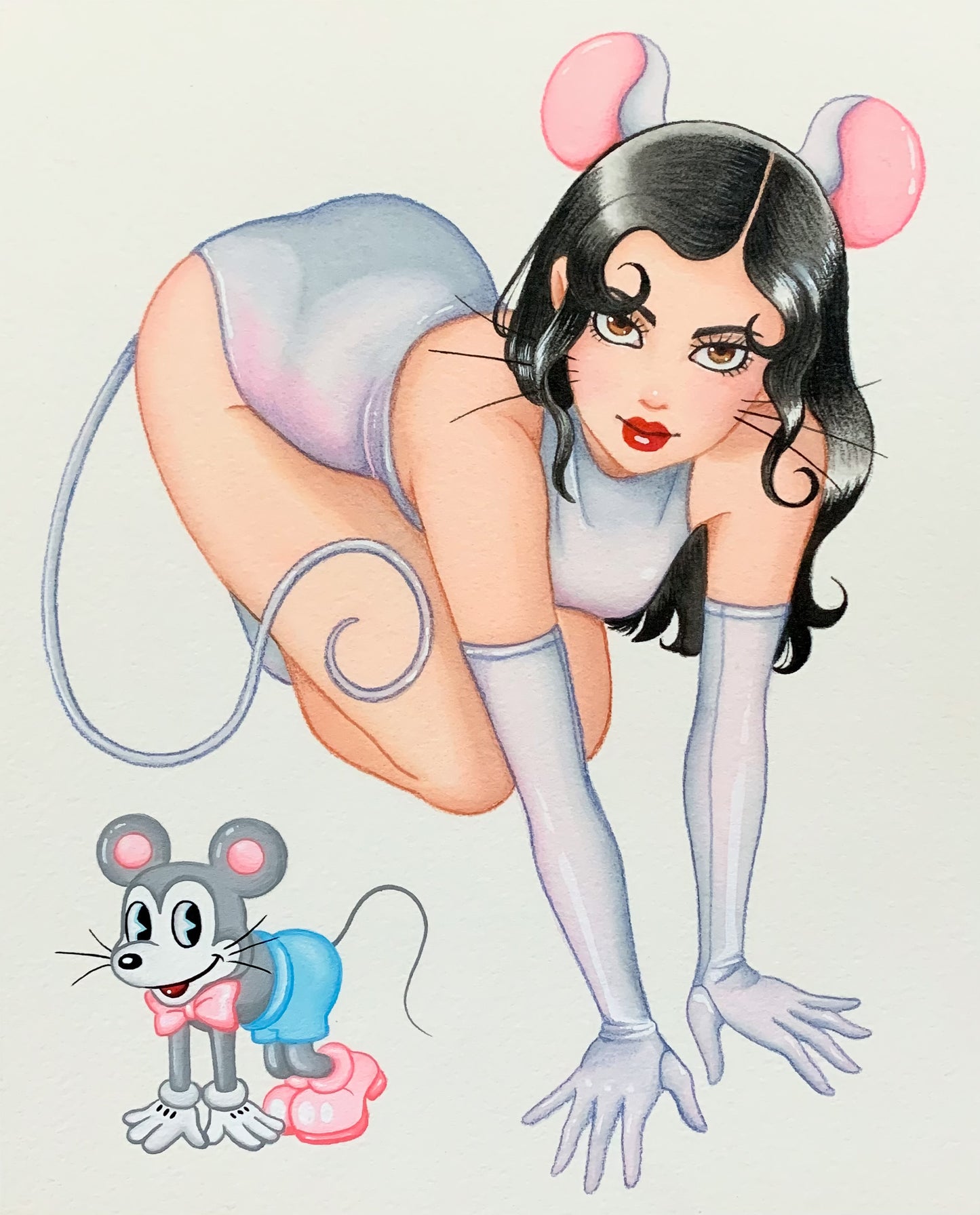 Original Painting Mouse 8”x10”