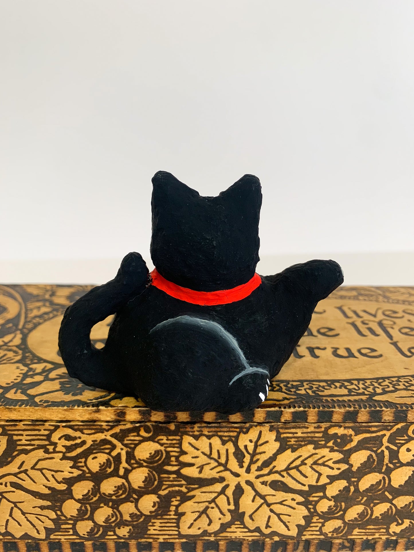 Paper Mache Cat Teapot