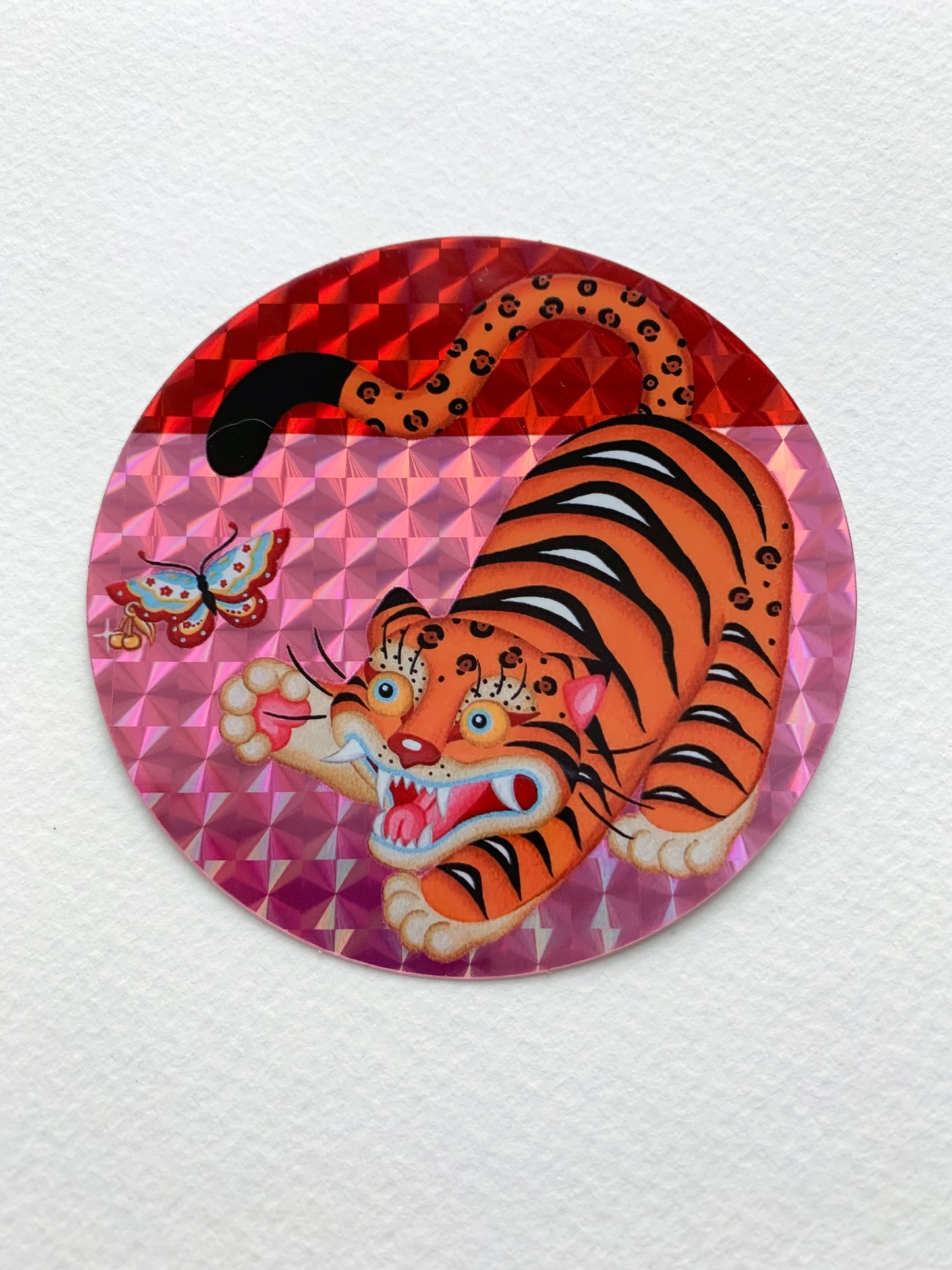 Prismatic Tiger Sticker