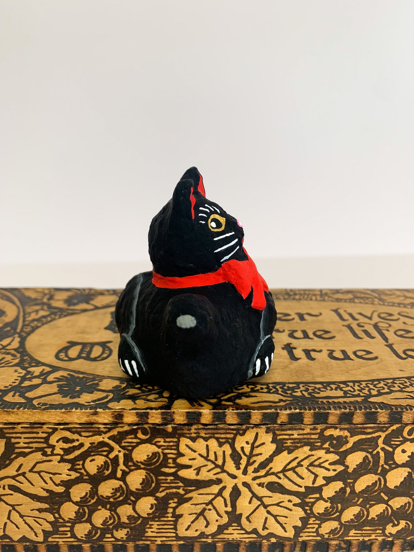 Paper Mache Cat Teapot