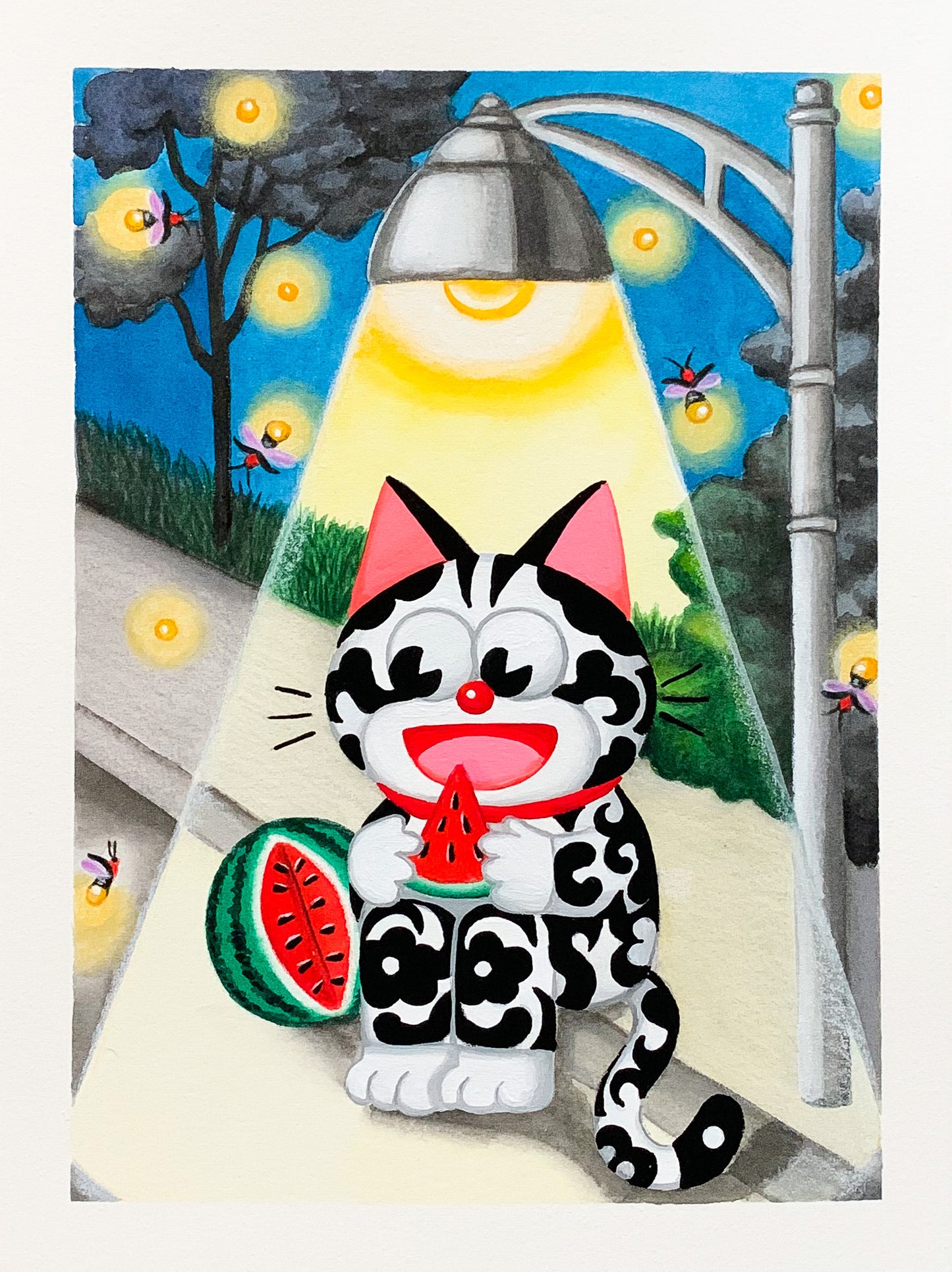 Mini Original Painting: Watermelon 6”x8”