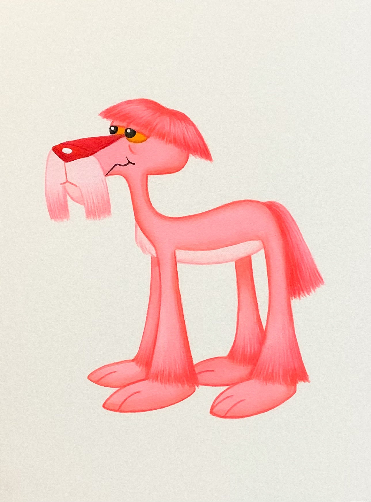 Original Mini Painting: 1970s Dad 6”x6”