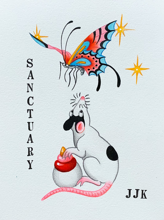 Original Mini Painting: Sanctuary 6”x8”