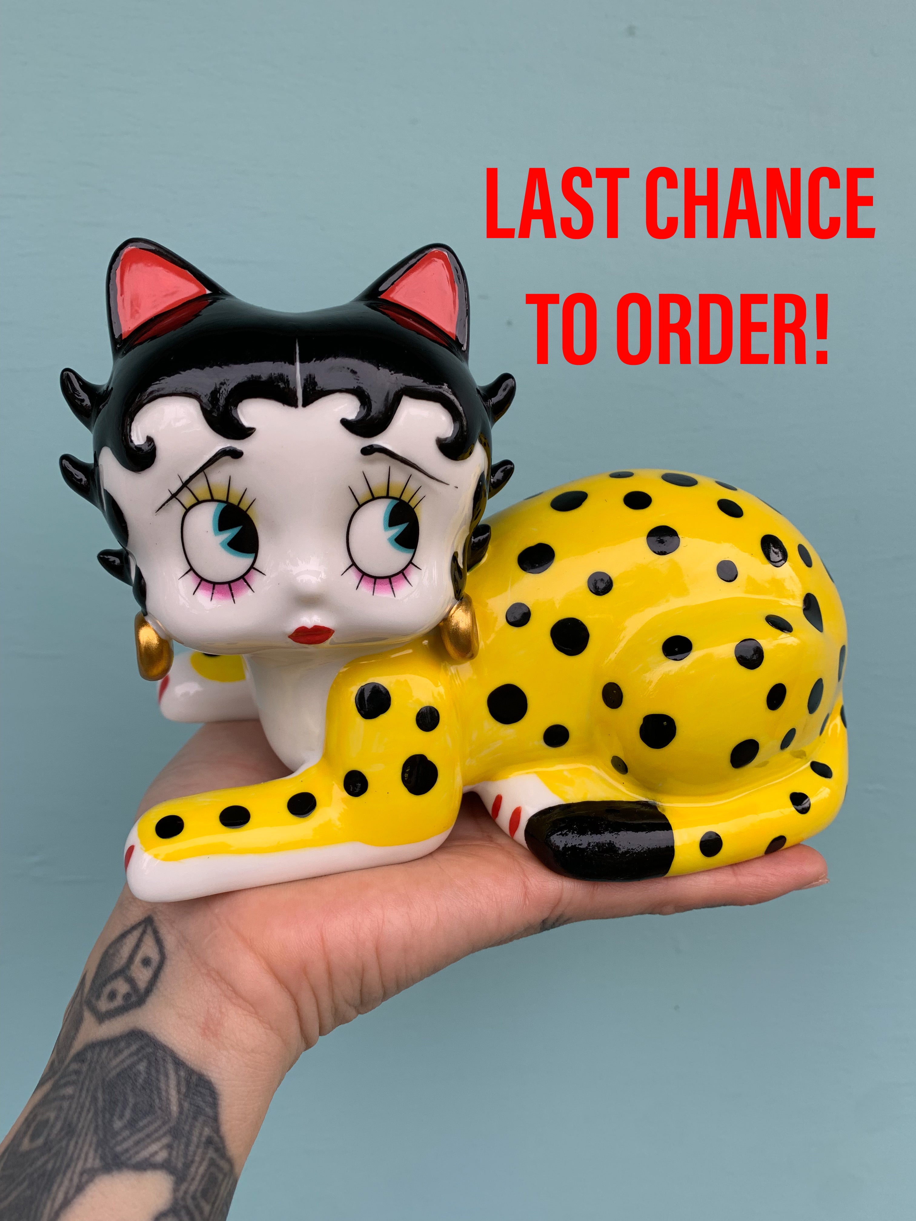 PRE-ORDER: Ceramic Leopard Betty -Estimated Delivery November 2026 PRE-ORDER: Ceramic Leopard Betty -Estimated Delivery November 2026