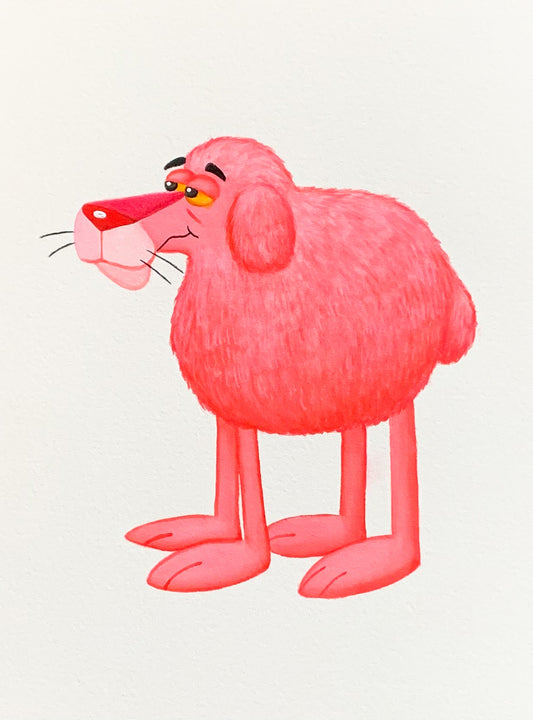 Original Mini Painting: Sheep 6”x8”