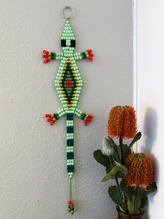 Apple Beaded Lizard