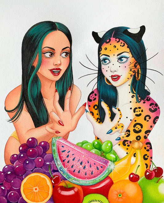 Original Painting: Nice To Meet You 12”x16”